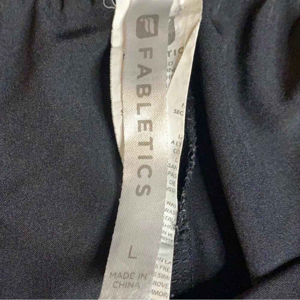 Fabletics Black Athletic Shirts Large - image 3